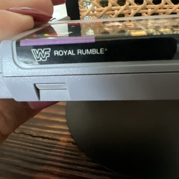WWF Royal Rumble Super Nintendo SNES, 1992 Authentic - TESTED & Working ! - Picture 3 of 10